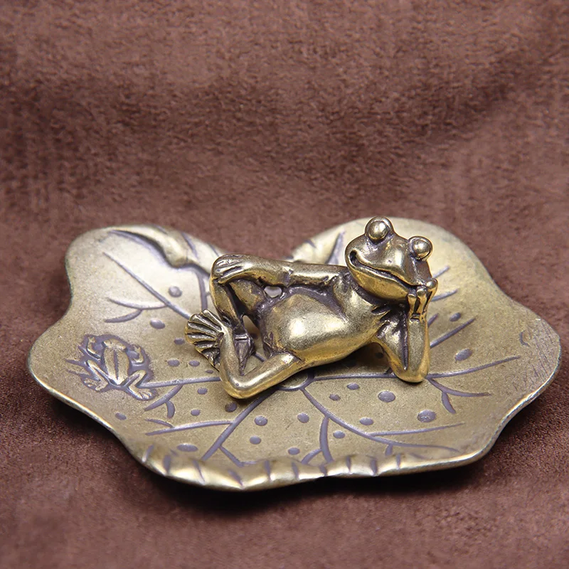 STATUE,Frog A 15.5cm--Décoration De Jardin En Résine 15cm-6 '', Figurine De Grenouille, Pour La