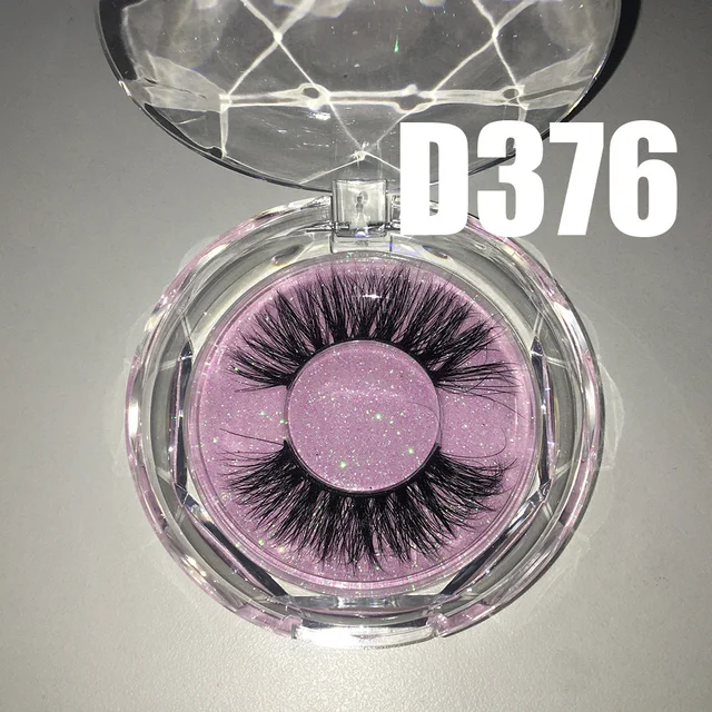 BossGirl Lashes False Eyelashes Natural Long 22mm 20mm 3D 5D Real Mink Handmade Lightweight Comfortable D414 D376 round