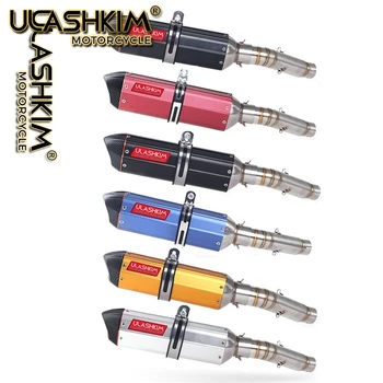 

Motorcycle Exhaust Muffler Pipe Link middle Pipe Slip On For HONDA CBR400 CB500R CBR500R 2013-2015 CB400X CB500X 2013-2019