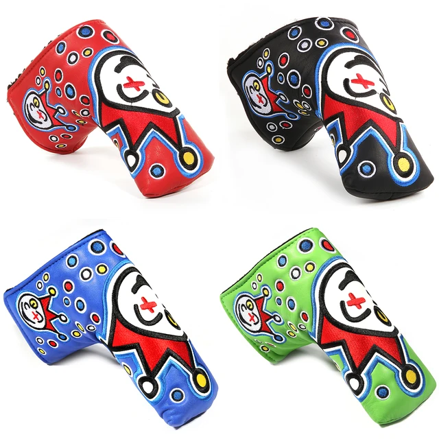 US $5.99 golf putter clown joker cover PUTTER HEADCOVER cameron Johnny jackpot blade putter scotty headcover