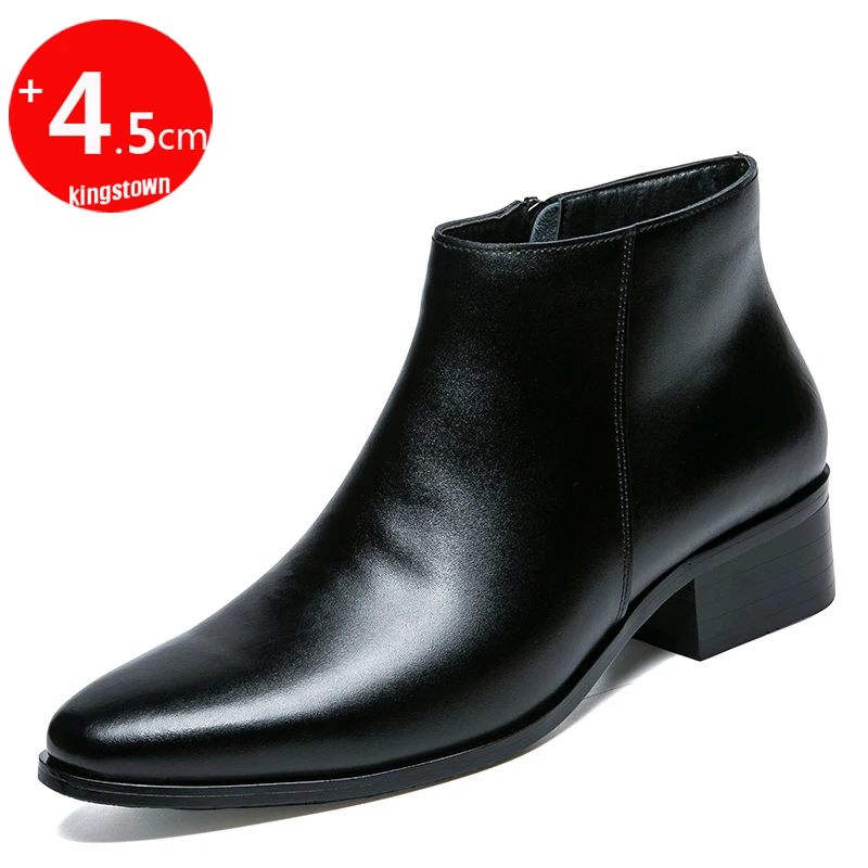 New Business Style Mens Chelsea Ankle Boots Formal Pointed Toe Party Dress Shoes 