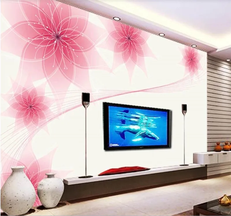 

XUE SU Large custom home decoration wallpaper mural fantasy fashion flower TV background wall wall covering