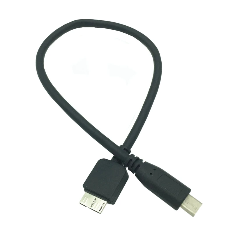 USB-C-Micro-USB, USB 3,0 type C-Micro-B(Micro-USB) кабель черного цвета 25 см для WD My Passport