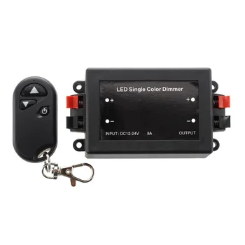 

New DC12-24V 3 Key RF Remote Control Wireless LED Single Color Dimmer Switch Controller + RF Remote Control XI