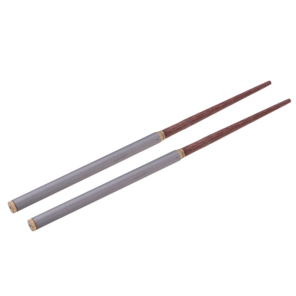 Portable Folding Chopstick Reusable Travel Titanium Wooden Camping Picnic Dinner Lunch