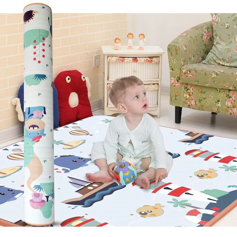 Детский игровой коврик детский коврик пазл двухсторонний ползающий коврик Детские Развивающие коврики EPE жираф водонепроницаемый нескользящий игровой коврик ковер