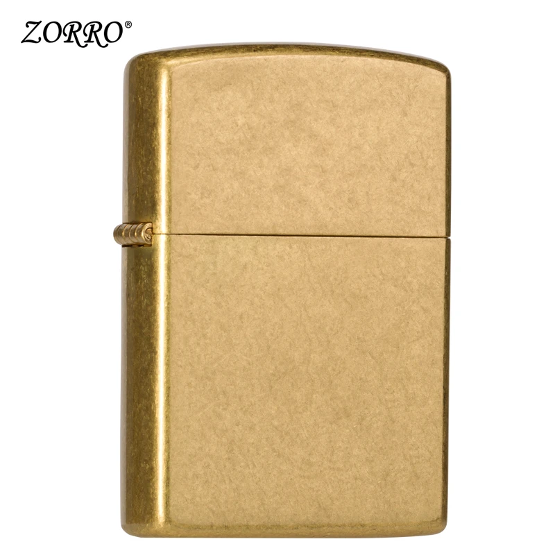 

Zorro lighter creative retro knurled light board simple personality kerosene lighter windproof
