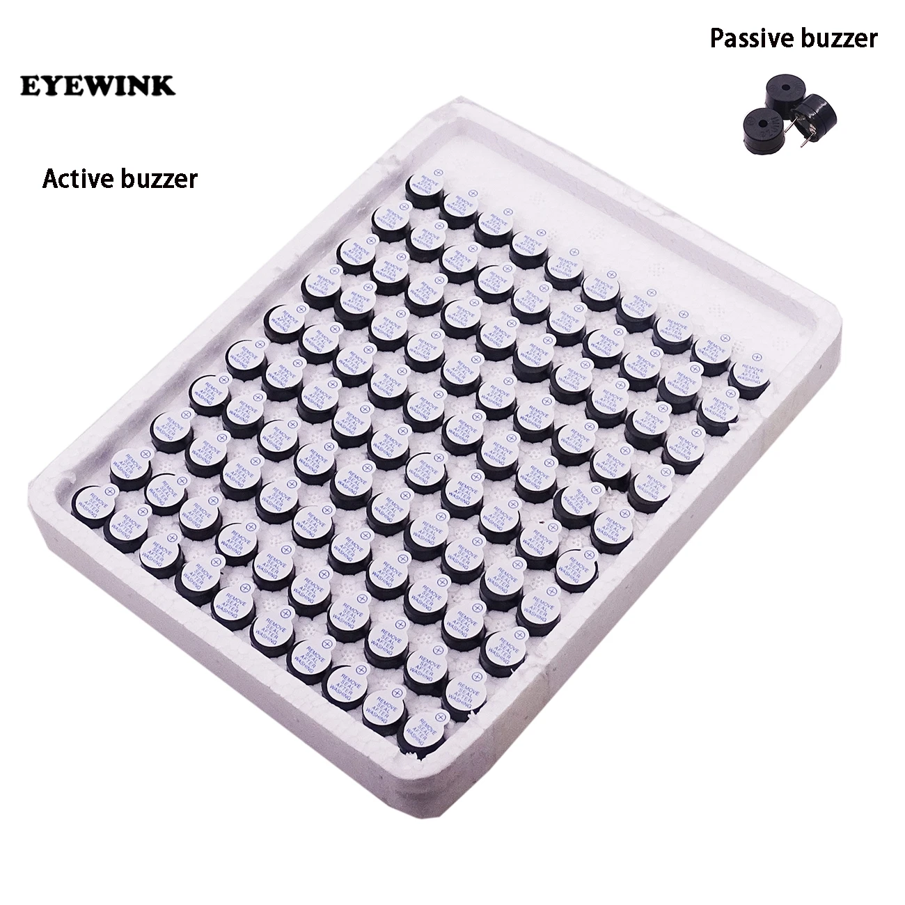 100pcs 5v Active Buzzer/passive Buzzer Magnetic Long Continous Beep Tone | Электронные компоненты и