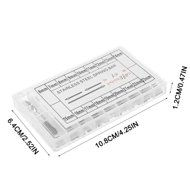 1 Набор, булавки для часов, диаметр 1 мм, инструменты для ремонта из нержавеющей стали, ремешок для часов, аксессуары, мульти размеры, часовщик, профессиональный