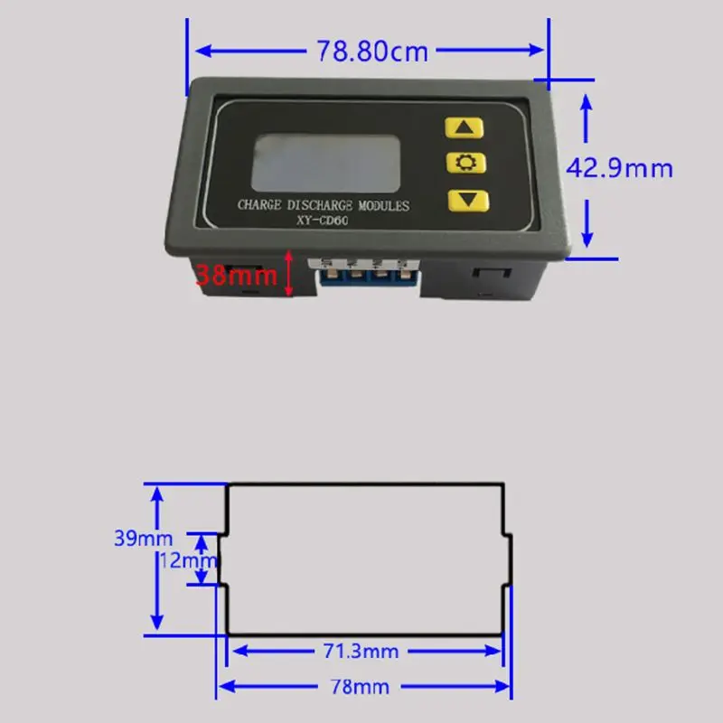 New XY-CD60 Solar Battery Charger Controller Module DC6-60V Charging Discharge Control Low Voltage Current Protection Board