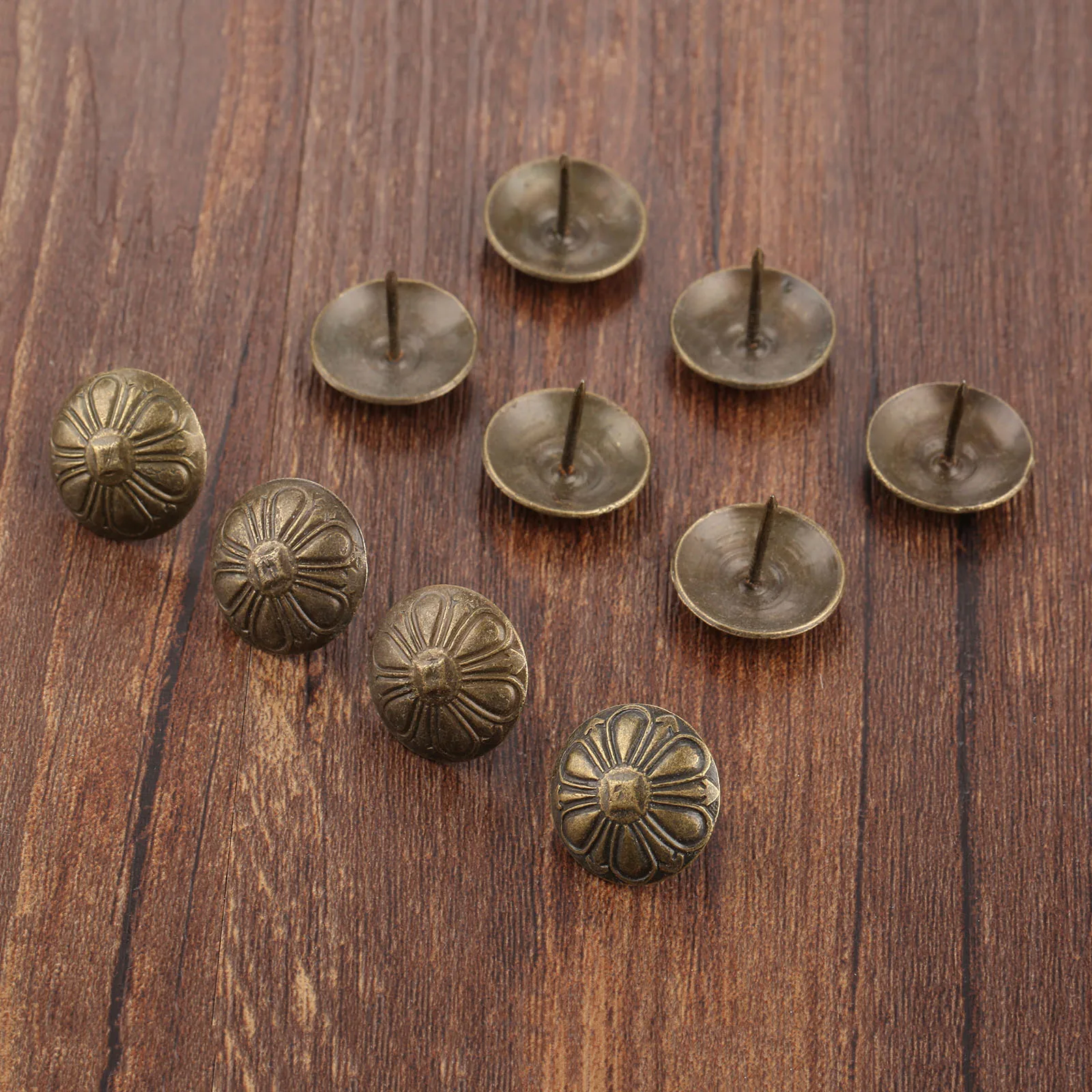 Upholstery Nail 20Pcs Vintage Jewelry Wood Box Furniture Tack Stud Pushpin