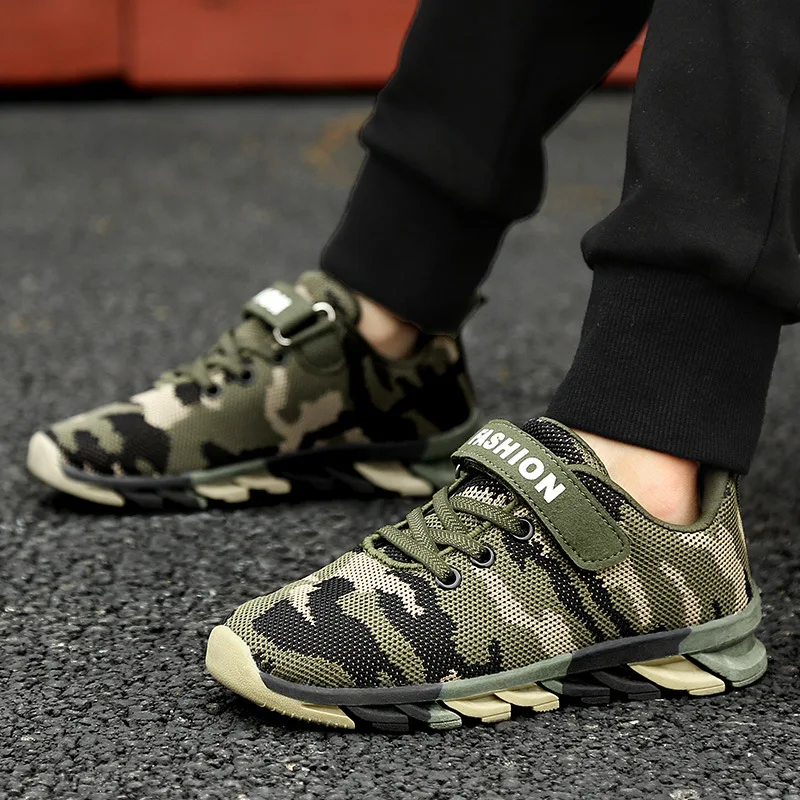 Children Shoes Camouflage Chaussure Enfants Sport Kids Sneakers Boys Shoes Breathable Non-slip Wear-resisting Running Shoes
