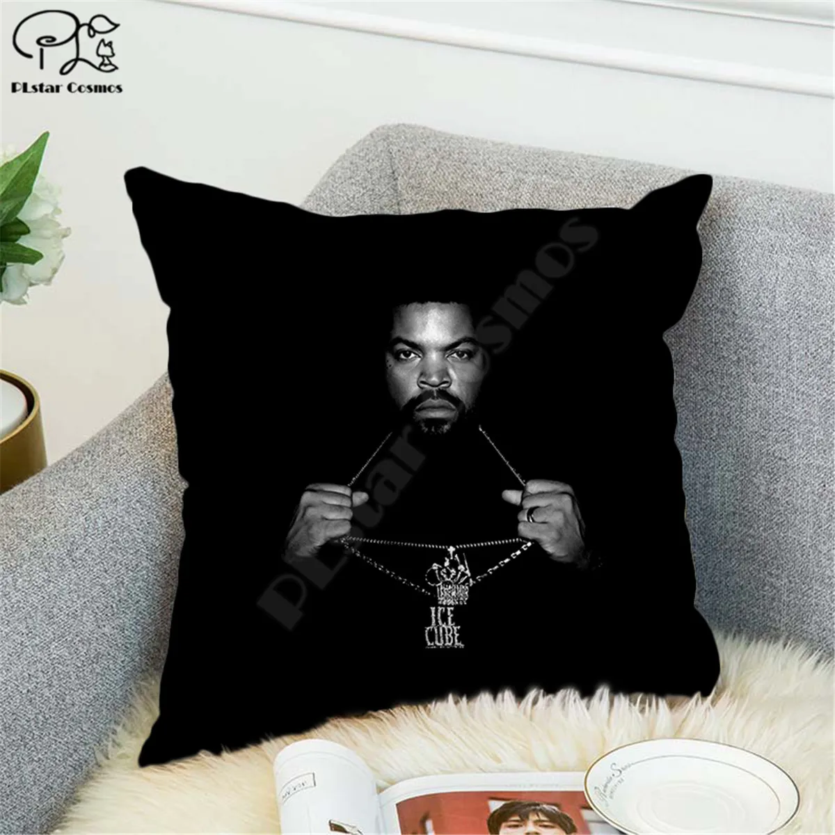 2Pac декоративные наволочки из полиэстера с 3D рисунком персонажа декоративная