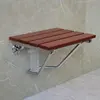 Bathroom Wall Seat Stool Solid Wood Bath Folding Stool Seat Non-slip Shower Wall Chair Living Room Wall Hanging Shoe Bench 1
