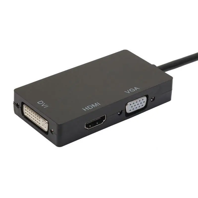 Хороший конвертер адаптер 3в1 DP Дисплей порт папа мама кабель DVI/HDMI/VGA|Кабели DVI| |