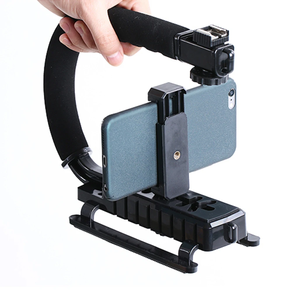 

CALOFE Waterproof Camera Handheld Equipment Hand Grip For Gopro Phone Sport Action DSLR Camera Handler Accessories