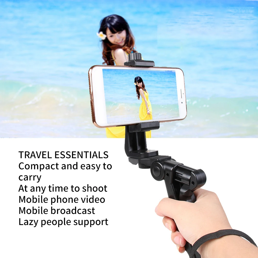 

Phone/Camera Tripod For Gopro Handle Stabilizer Grip Mini Adjust Selfie Tripode Stand For Cell Phone Action Camera Accessories