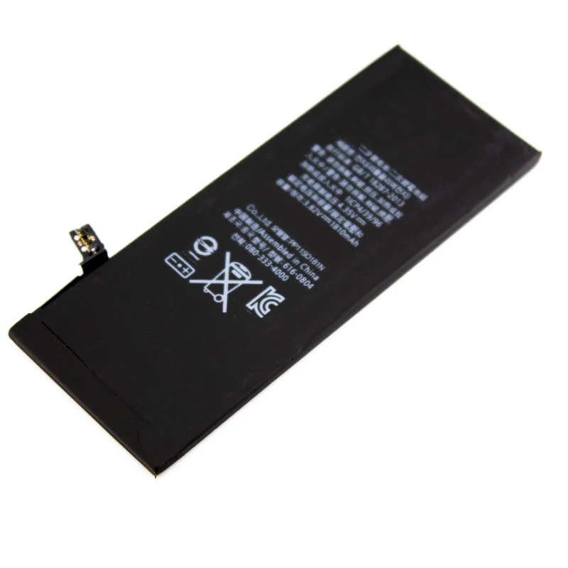 FVBH Батарея для iPhone 5 5S 6 6s 7 батарей для мобильных телефонов Замена 0 цикл Batteria для iPhone 6s с бесплатными инструментами+ Стикеры