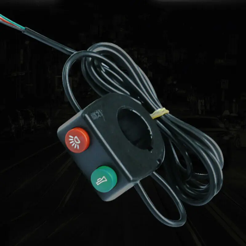 36V/48V Bicycle Headlights 70 cm 2 in 1 switch Plastic Cable Rechargeable