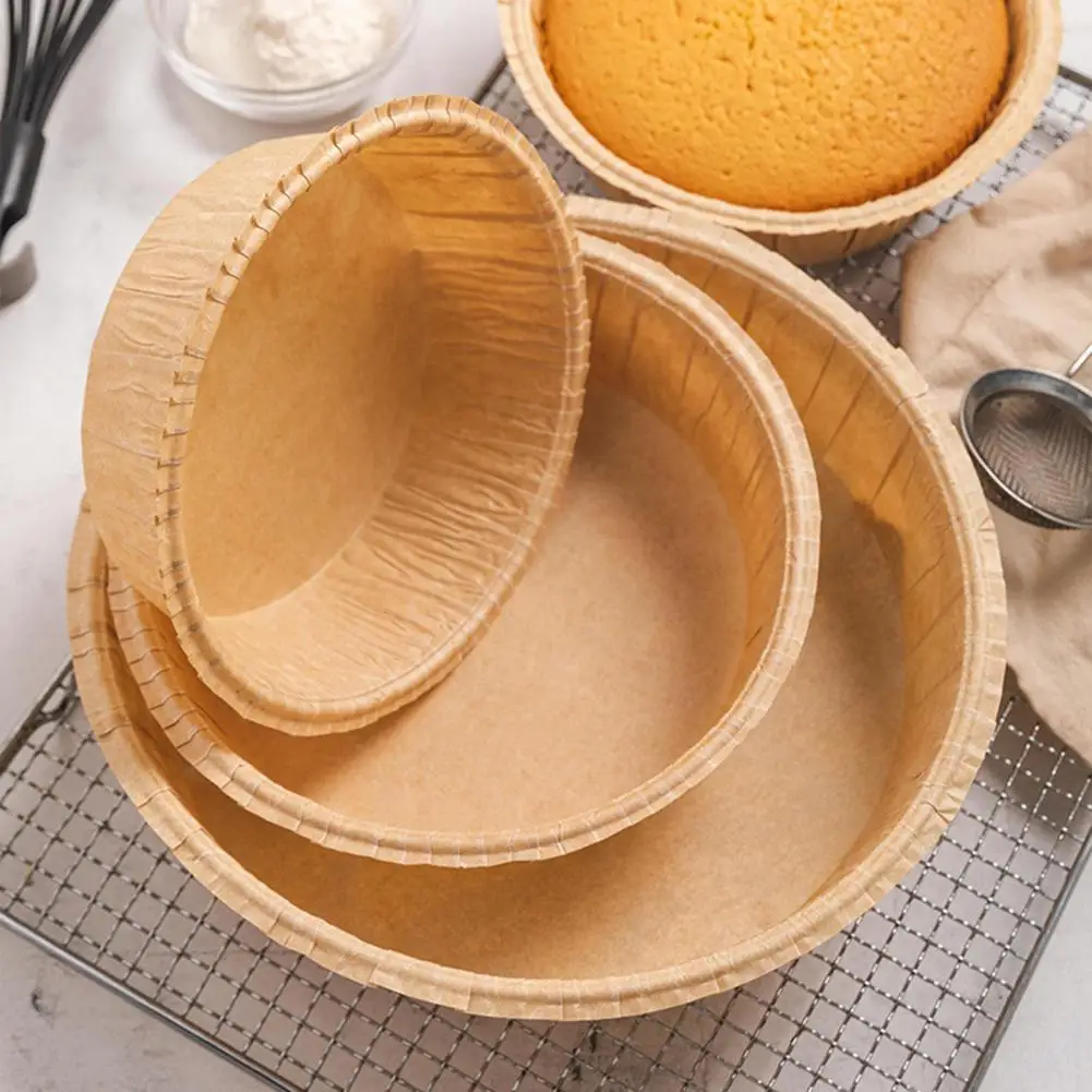 10Pcs Cake Paper Tray Thicken Oil-resistant Baking Tool Disposable Round Cupcake Liner Mold Molds for Home | Дом и сад