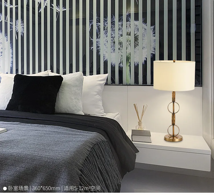 Декоративная лампа для гостиной, настольная лампа для спальни, голова кровати, индивидуальная настольная лампа для отеля, атмосфера