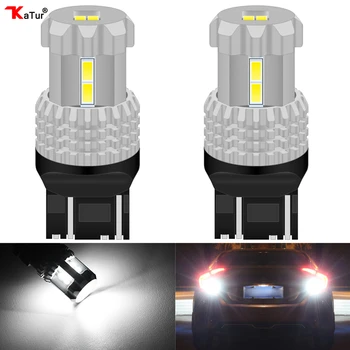 

2x 7443 7444 T20 W21/5W LED car Light bulbs for Lada Kalina Granta Vesta DRL LED Bulbs Super Bright 3020 SMD 12V 6000K White