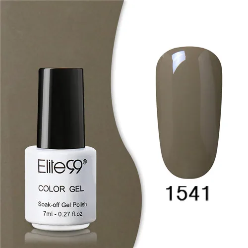 1541 Elite99 Гель-лак набор все для маникюра Полупостоянный Vernis верхнее покрытие УФ светодиодный гель лак удаляющийся замачиванием Гель-лак для ногтей - Цвет: 1541