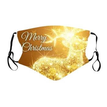

1PC Cotton Mask Christmas Print Mouth Masks Reusable Face Mask Breathable Mask Washable Mouth Caps Cloth Mouth Cover mascarillas