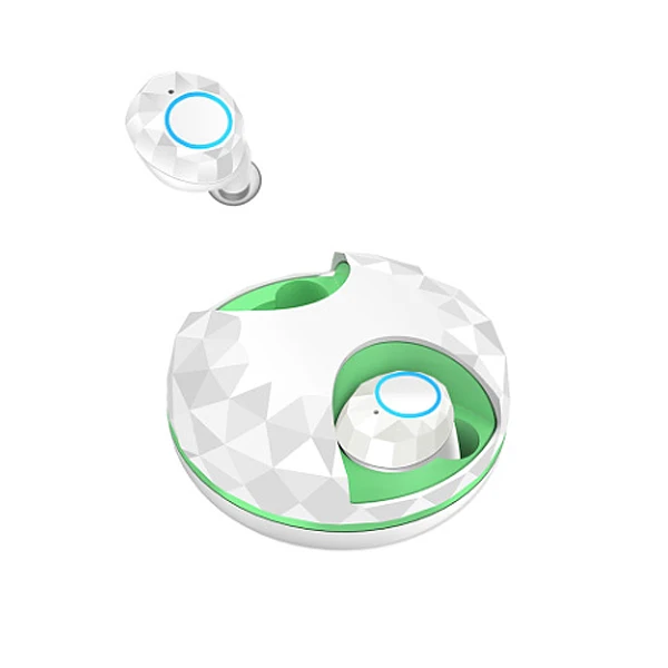 T5-green Bluetooth наушники настоящие беспроводные наушники 5,0 TWS наушники-вкладыши T5 Водонепроницаемая мини-гарнитура 3D стерео звук спортивный наушник - Цвет: T5-green