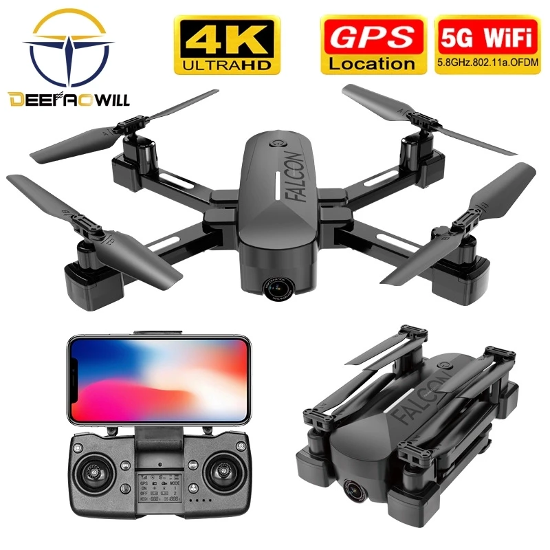 2020 NEW GX5 Pro GPS Drone With 4K Camera RC Quadcopter Drones HD 4K 5G WIFI FPV Foldable Dron Helicopter Toy VS F3 S167 SG906