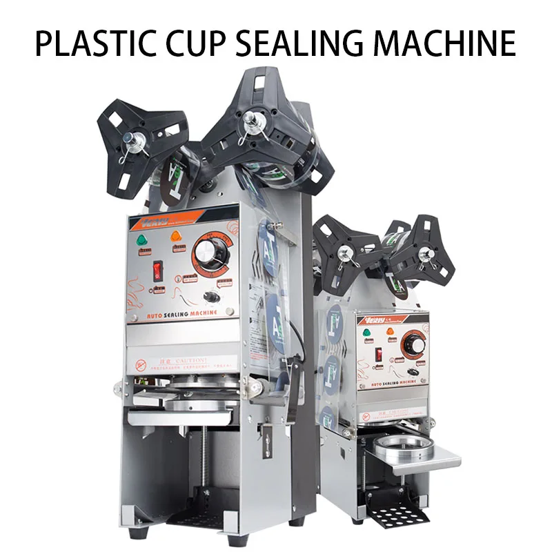 US $185.81 Plastic Paper Bubble Tea Cup Sealing Machine Automatic Cup Sealer Electric Sealers for Bar or Milk Tea Shop