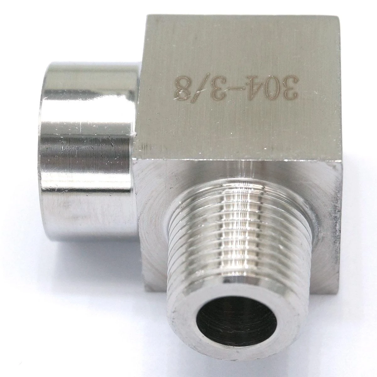 304 Stainless Steel BSP Female Thread 90°Elbow Reducer Connector Fitting Adapter 