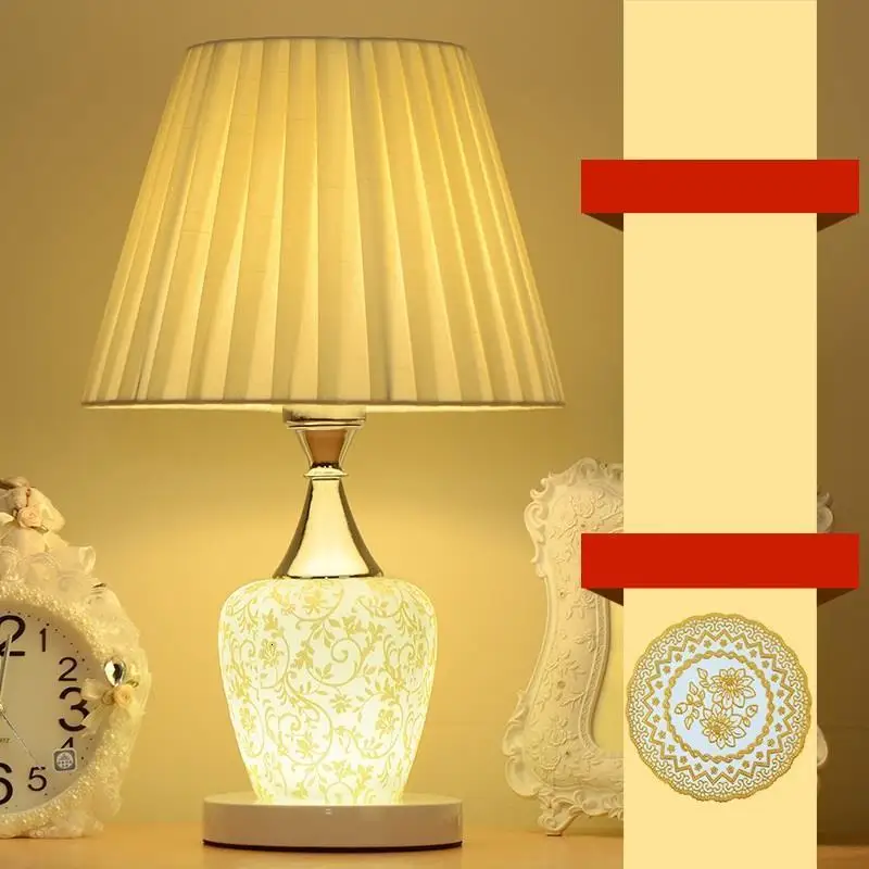 Comodino Mariage lampada Da Tavolo Noel Cabeceira Chambre Deco Luminaria Lampara De Mesa Abajur Para Quarto Настольный прикроватный светильник