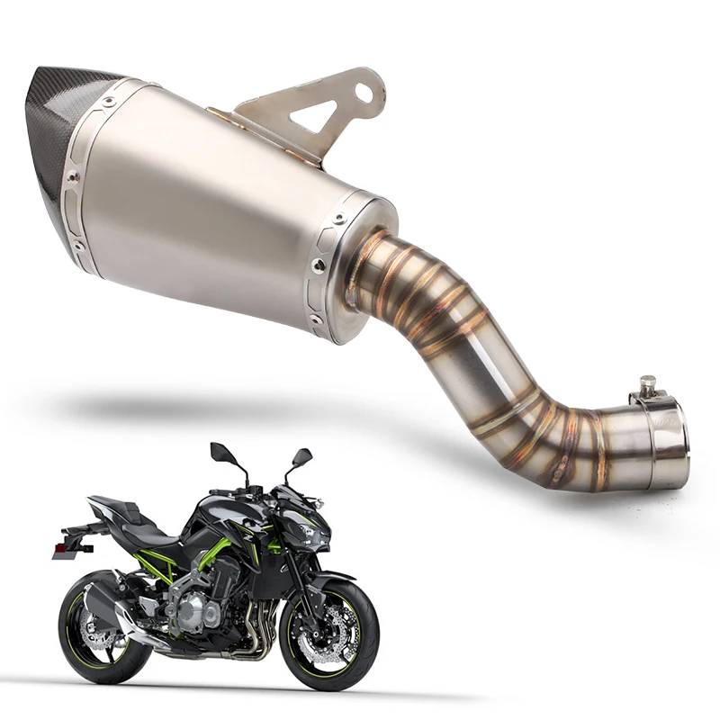 Модифицированная мотоциклетная спортивная машина для Kawasaki Ninja Z900 Модифицированная выхлопная труба Z900 Модифицированная модификация выхлопной трубы