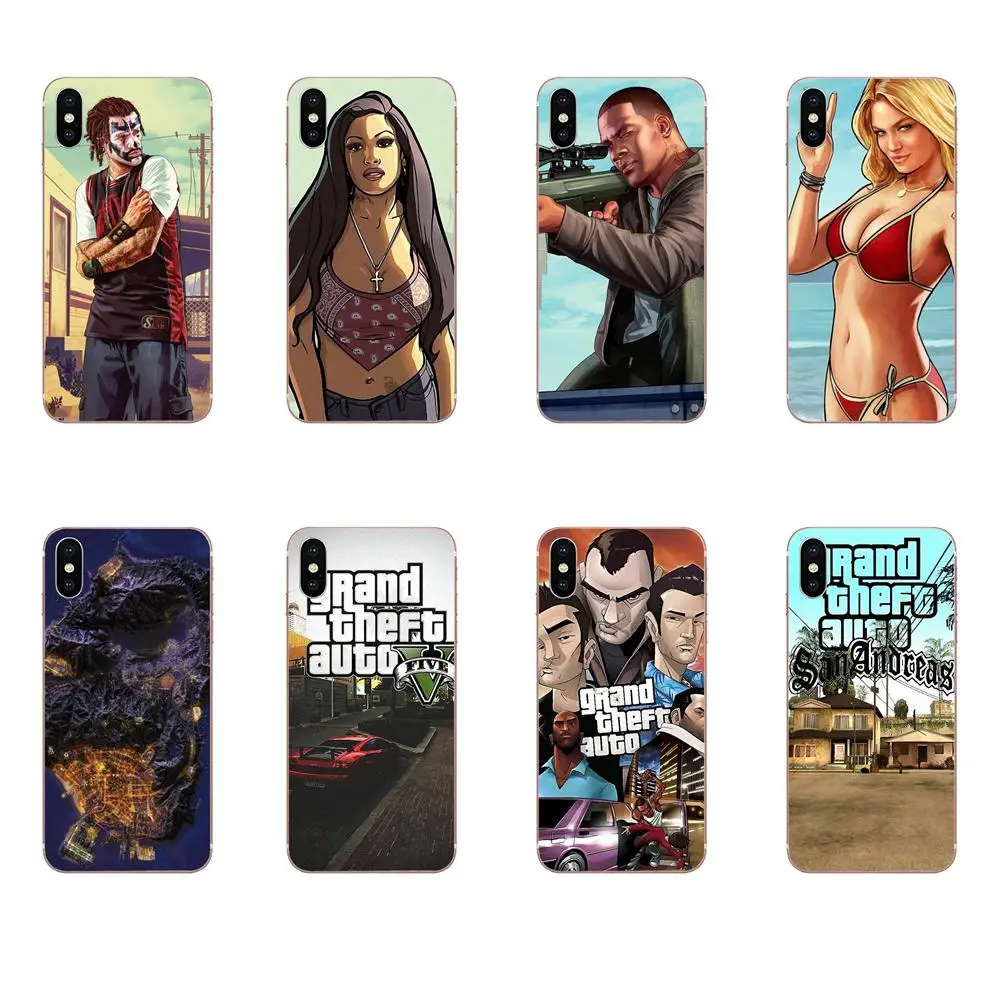 2019 Gta Grand Theft Auto 5 V Сан-Андреас для Samsung Galaxy J8 J7 J6 J5 J4 J3 J2 prime pro core 2018 2017 2016 2015 |