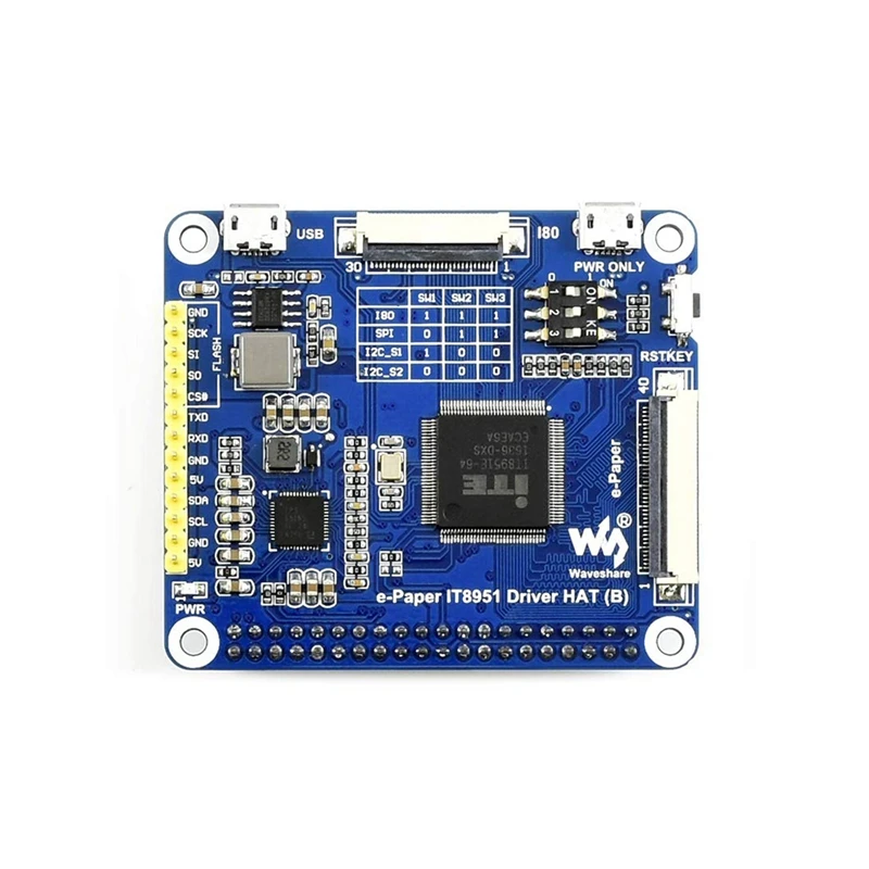 Waveshare 7,8 дюймовый E-Ink дисплей шляпа для Raspberry Pi, разрешение 1872x1404, IT8951 контроллер, USB/SPI/I80/iec интерфейс