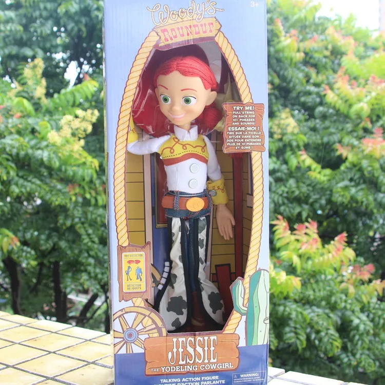 

Hot Talking Woody Jessie Toy Story Doll PVC Action Figure Collection Model Toys for Kids Gifts