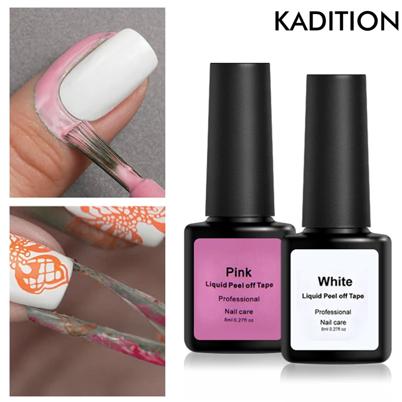 KADITION белый розовый Уход за ногтями УФ светодиодный крем для кутикулы латексный