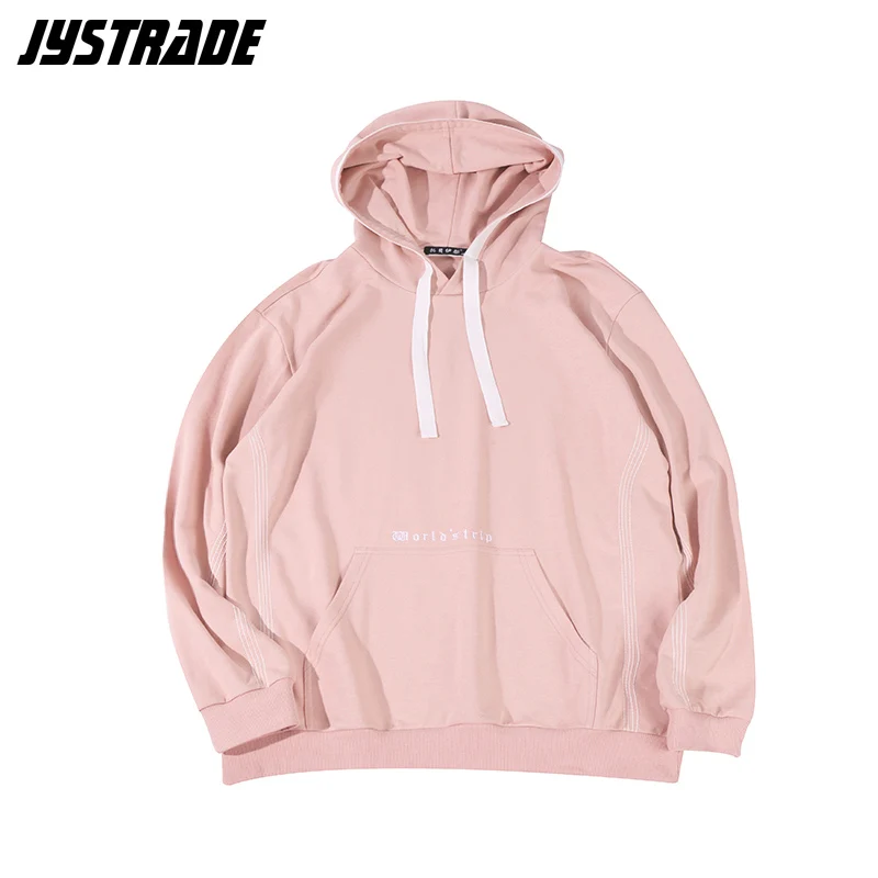 Mens hoodies plus size japanse streetwear voor harajuku sweatshirt warm lange mouwen roze hooded sweatshirt mannelijke sportwear unisex