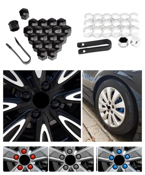 

20pcs car wheel cover screw protector nut dustproof 17 19 21mm for
