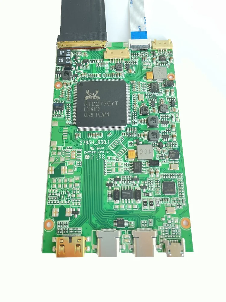 Tipo-c Edp Led Driver Board Controller Compatível com Hdmi 4k Kit de 30 Pinos para 141 Nv140xtm-n52 3840x1100 Edp Diy - Imagem 5