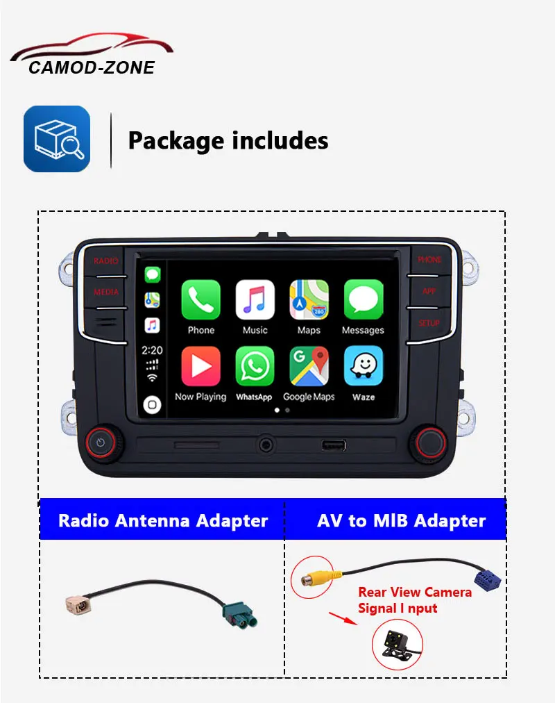 Android Авто NONAME RCD330 PLUS RCD330G Carplay R340G автомобиль MIB радио 6RF 035 187E для VW Golf 5 6 Jetta MK6 CC Tiguan Passat Polo