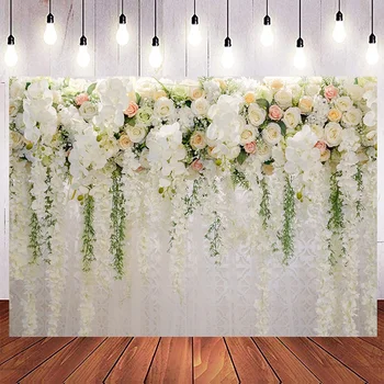 

Wedding Background Beautiful Flowers Bright Color Circle Photo Studio Backdrop Cloth Household Photography Props