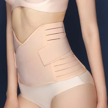 

Postpartum Support Body Shaper Adjustable Multifunction Women Belly Belt Improve Posture Waist Trainer One Size High Elastic