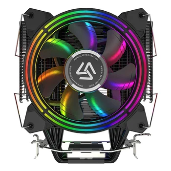 

ALSEYE H120D Dual Fan CPU Radiator RGB Light Efficiency High Efficiency Computer Host Radiator Cool Low Noise Long Life