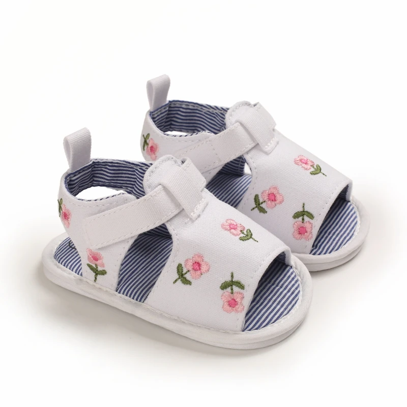 Newborn Toddler Shoes Baby Soft Soled Sandals Lace Soft Soled Shoes Beach Shoes  Slippers Non Slip Sandals 0-18M First Walkers