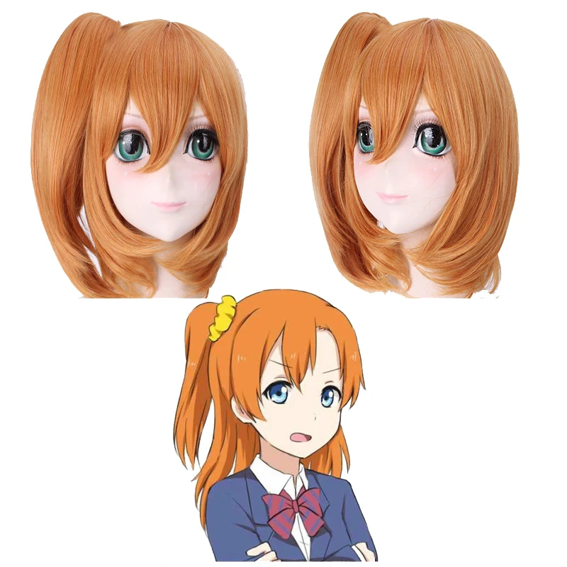 LoveLive в стиле Kousaka Honoka Парик обувь аниме Живая Любовь Косплэй реквизит