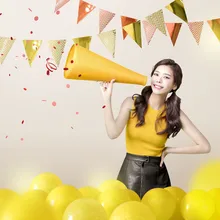 Amazon Горячая INS онлайн знаменитостей бронзовые вымпели Североевропейский стиль волнистый Вымпел 12 поверхность вечерние декоративные принадлежности