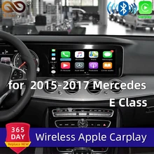 Sinairyu Aftermarket беспроводная Apple CarPlay модифицированная для Mercedes E класс OEM W212 15-19 NTG5 автомобильная игра с камерой заднего вида