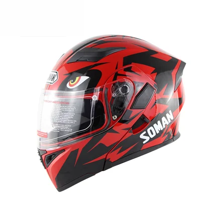 Мотоциклетный rcycle шлем SkyEye moto casco moto cross casque cascos para kask Кафе racer Полнолицевой скутер capacete aberto Акула шлем - Цвет: red